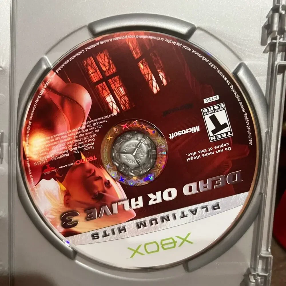 Xbox Dead or Alive 3 (Microsoft Xbox, Platinum Hits. 2001)